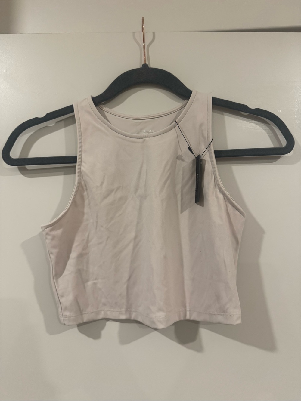 NWT Lounge Razorback Crop Top